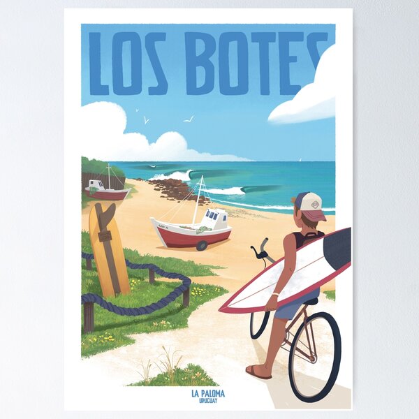 Los Botes, La Paloma, Uruguay Póster