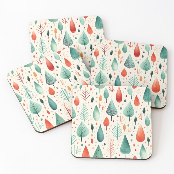 Item preview, "Rainbow Pines: A Symphony of Colorful Tree Patterns" designed and sold by raphicha365.