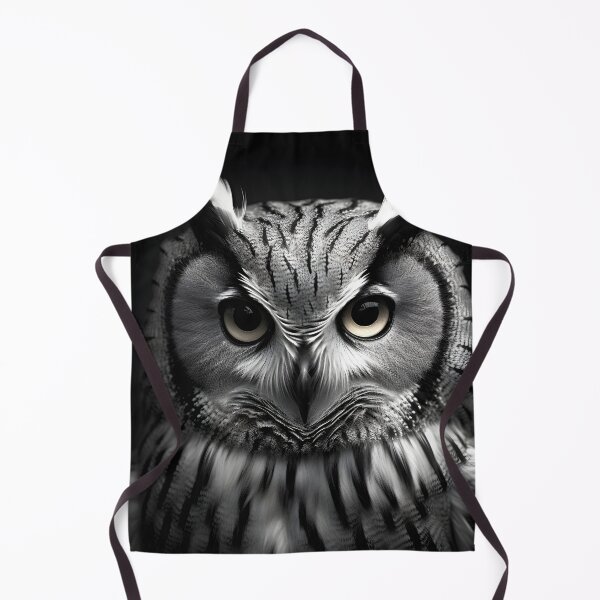 Item preview, stunning black and white cinematic photo of an owl designed and sold by dcrc.