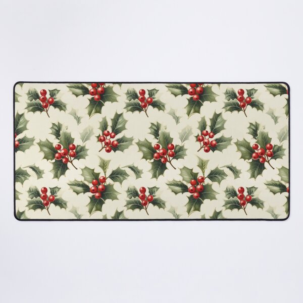 Item preview, Traditional Winter Holly Pattern designed and sold by Blue-Banana.