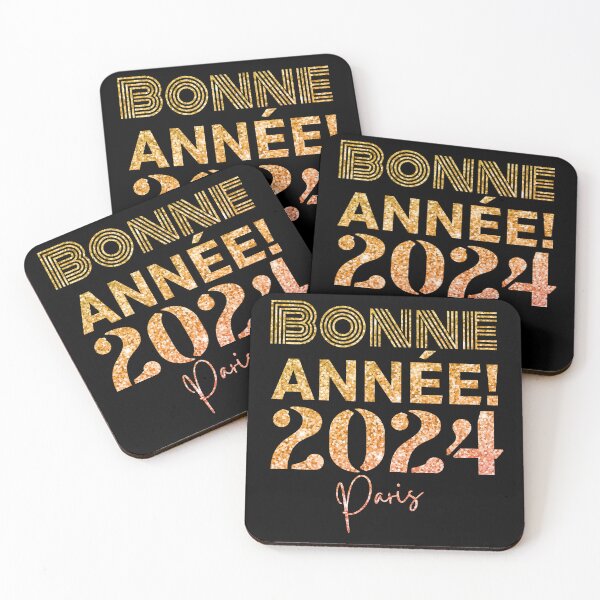 Item preview, Bonne année 2024 Paris, French New Year  designed and sold by AryaSubramanian.