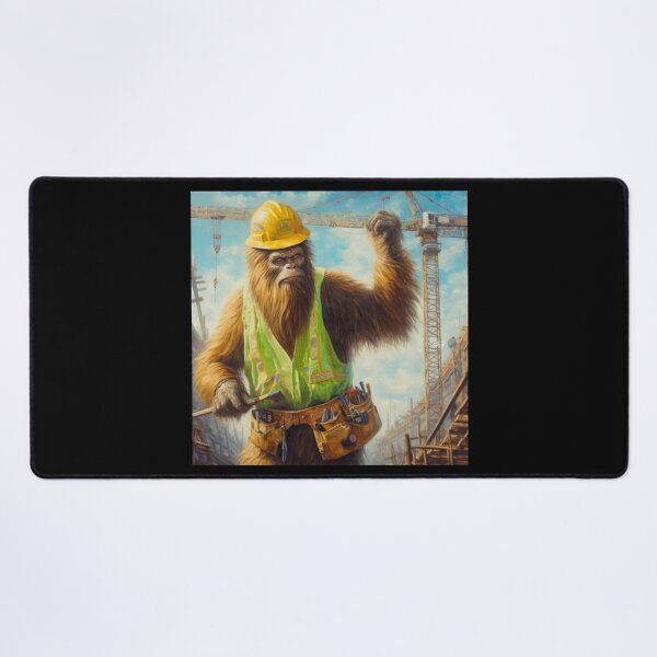 Item preview, Bigfoot the Construction Worker designed and sold by CrankyOldDude.