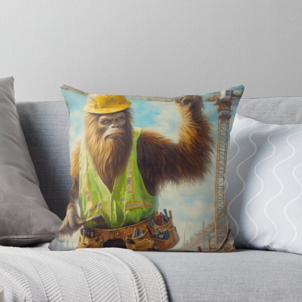 Item preview, Bigfoot the Construction Worker designed and sold by CrankyOldDude.