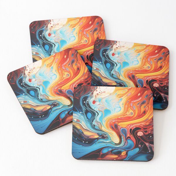 Item preview, Flow Painting Retro Style designed and sold by Artful3d.