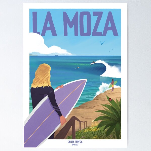 La Moza, Santa Teresa, Uruguay Póster