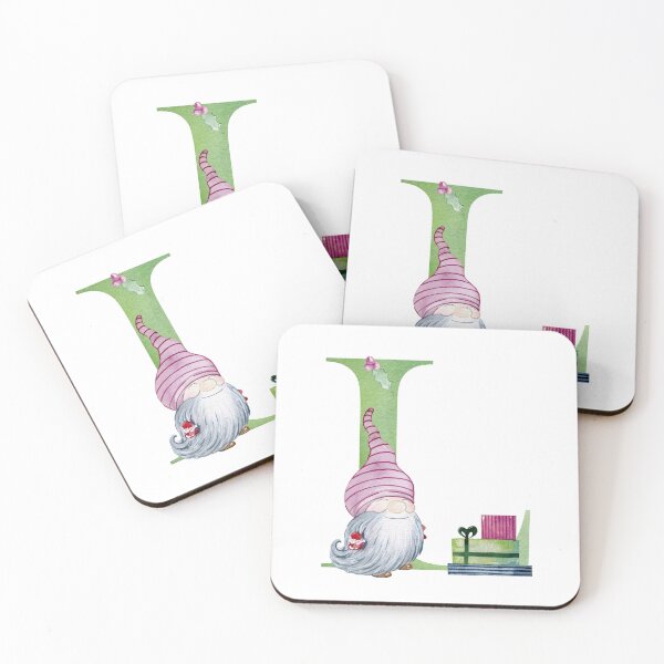 Item preview, Watercolor christmas letter L designed and sold by tapilipa.