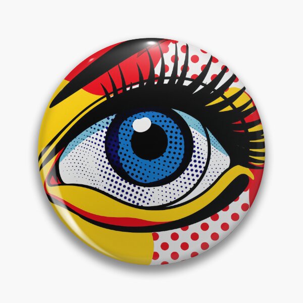 Item preview, An eye in pop art style designed and sold by infinitearte.