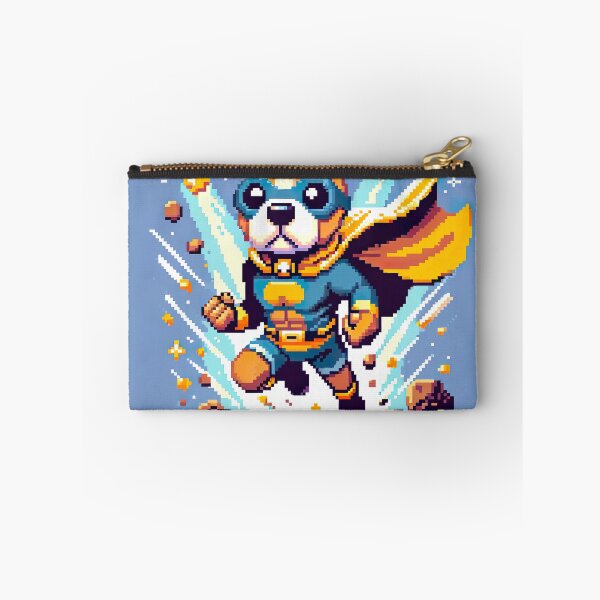 Item preview, Super Hero Pixel Dog designed and sold by unrealartwork.