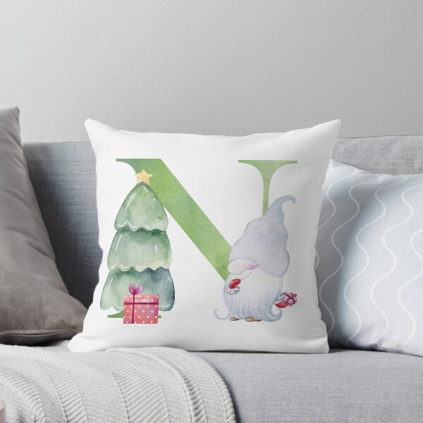 Item preview, Watercolor christmas letter N designed and sold by tapilipa.