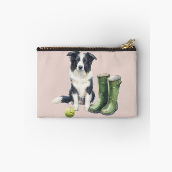Item preview, Border Collie Walkies Time designed and sold by barksandsqueaks.