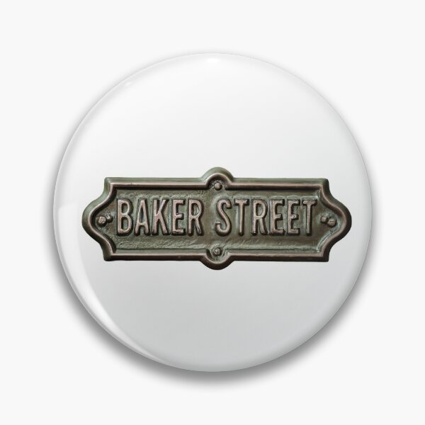 Aperçu de l'œuvre Baker Street - Plaque de rue vintage générée par l'IA créée et vendue par SorryFrog.