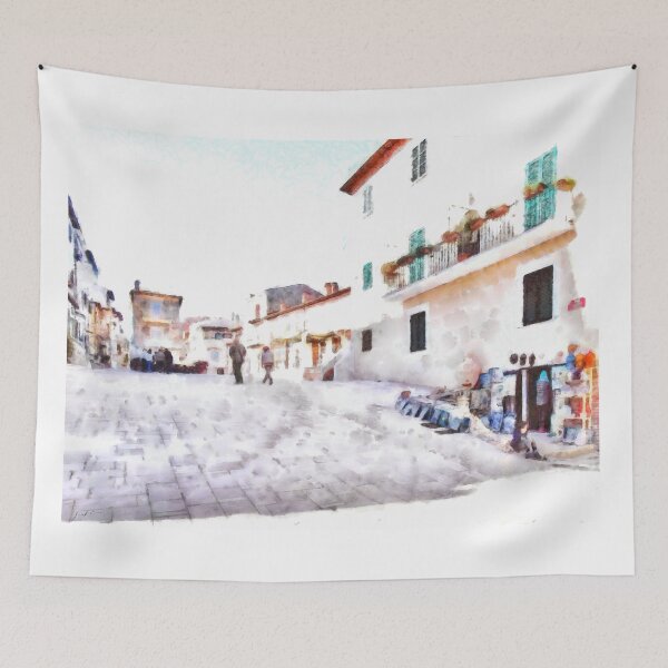 Item preview, San Felice Circeo urban landscape designed and sold by Giuseppe Cocco.