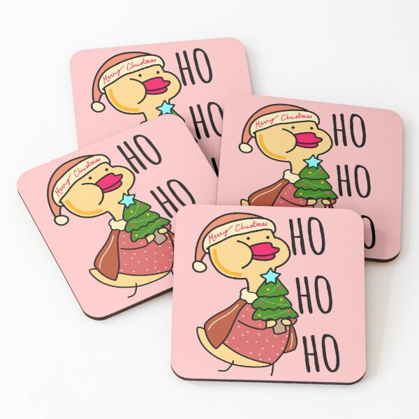 Item preview, Ho Ho ho christmas ducky designed and sold by Quacktails.