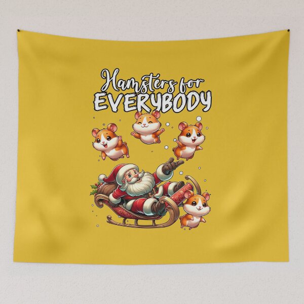 Item preview, Hamsters For Everybody Funny Not Ugly Cute Christmas Sweatshirt designed and sold by 4TeeToo.