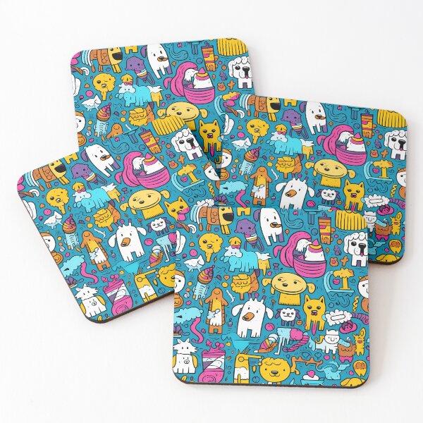 Item preview, cat and dog designed and sold by HisoTorDesign.