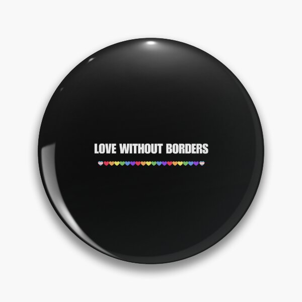Item preview, LGBTQ T-shirt, Love without borders. LGBTQ Slogan T-shirt designed and sold by PrideBeProud.