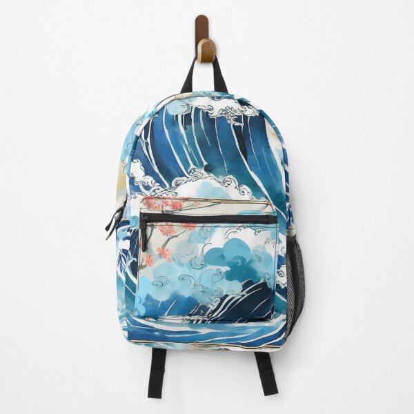 Item preview, The Elegant Beautiful Great Waves of Asian Japan Painting designed and sold by TheKaiZenNi.