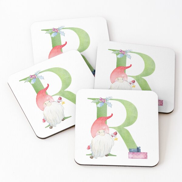 Item preview, Watercolor christmas letter R designed and sold by tapilipa.