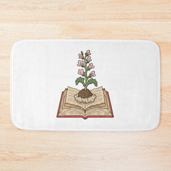 Item preview, Flowers Growing From Book | A beautiful Special light pink  Antirrhinum majus designed and sold by CircinusStore.