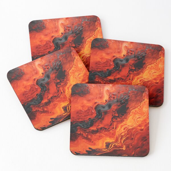 Item preview, Flow Painting molten lava #1 designed and sold by Artful3d.