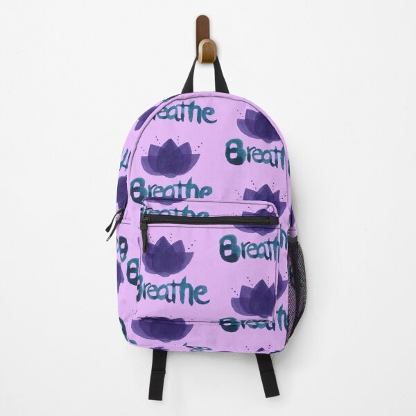 Item preview, Breathe with purple lotus watercolour designed and sold by Artbylees.