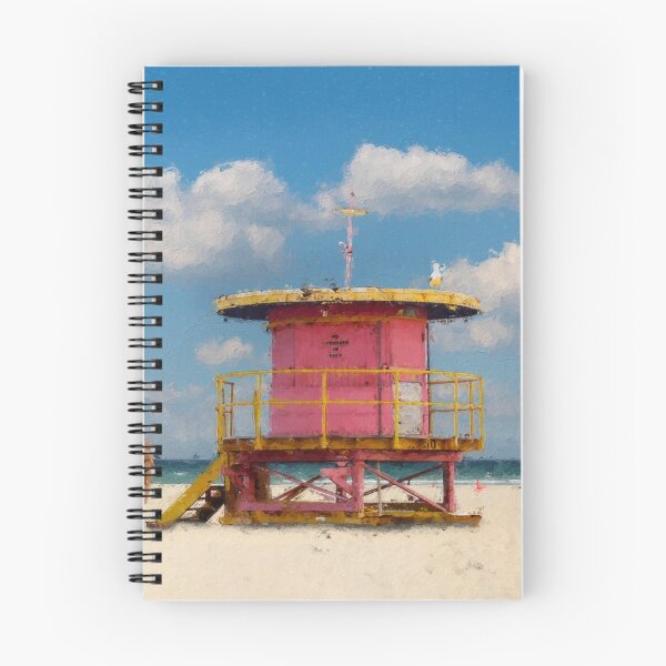 Item preview, Lifeguard Tower pink, Miami Beach designed and sold by daWinki11.