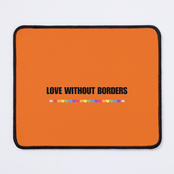 Item preview, LGBTQ T-shirt, Love without borders. LGBTQ Slogan T-shirt designed and sold by PrideBeProud.