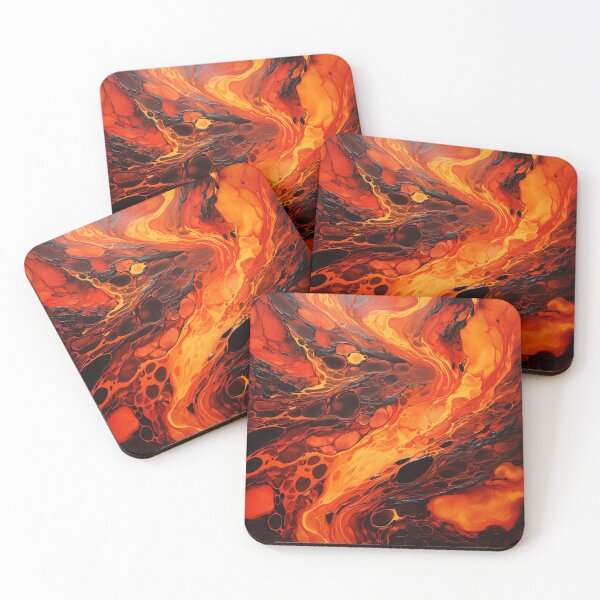Item preview, Flow Painting molten lava #2 designed and sold by Artful3d.
