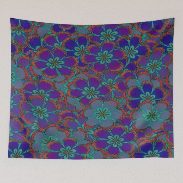 Item preview, Beautiful Dark Flowers designed and sold by Nunaprettyshop.