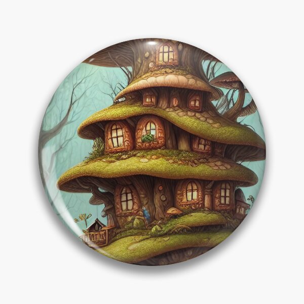 Item preview, mushroom house, kids, fun, childish, cheerful, cartoon, children, colorful designed and sold by Cyber Kids.