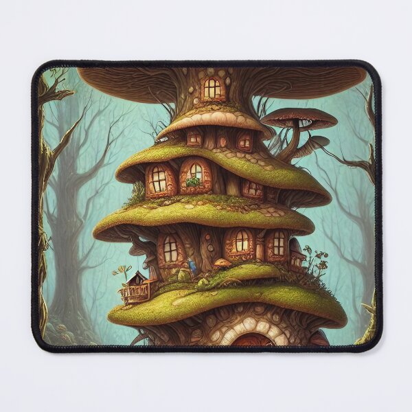 Item preview, mushroom house, kids, fun, childish, cheerful, cartoon, children, colorful designed and sold by Cyber Kids.