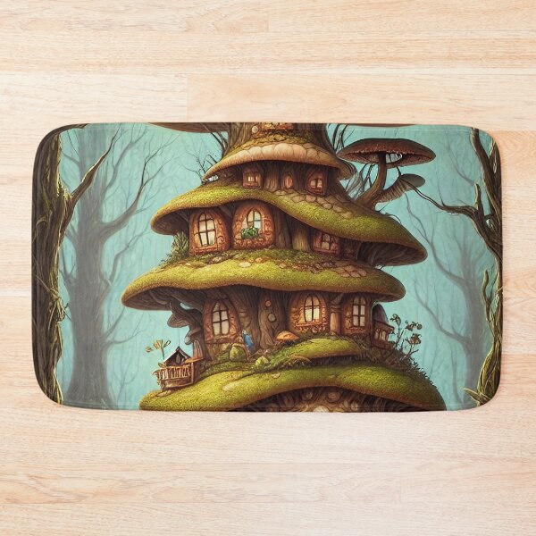 Item preview, mushroom house, kids, fun, childish, cheerful, cartoon, children, colorful designed and sold by Cyber Kids.