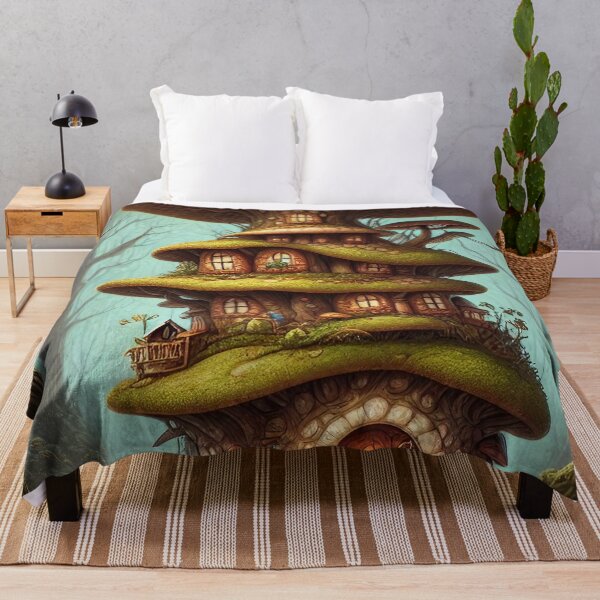 Item preview, mushroom house, kids, fun, childish, cheerful, cartoon, children, colorful designed and sold by Cyber Kids.