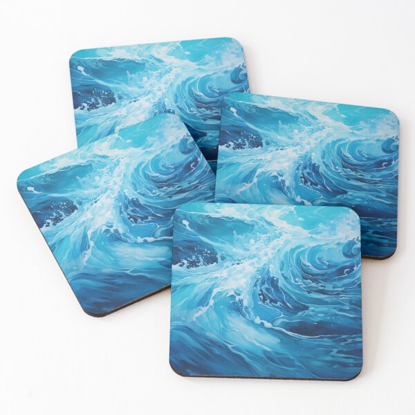 Item preview, Flow Painting of Sea Waves #2 designed and sold by Artful3d.