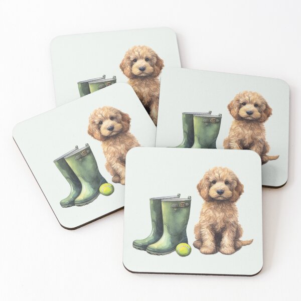 Item preview, Cockerpoo Walkies Time designed and sold by barksandsqueaks.