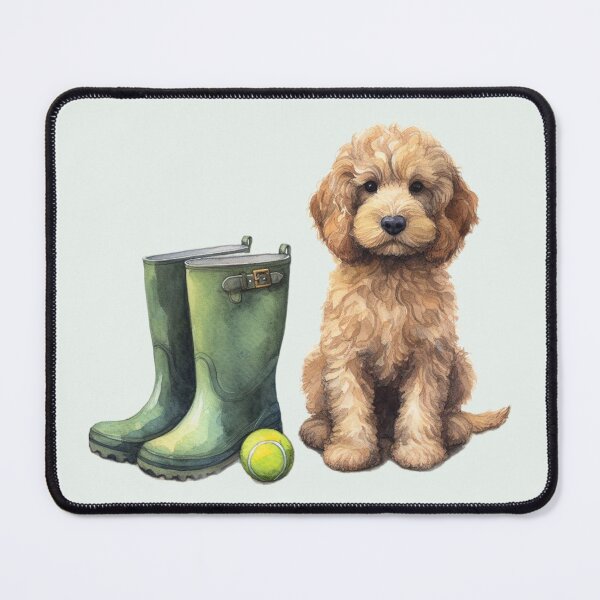 Item preview, Cockerpoo Walkies Time designed and sold by barksandsqueaks.