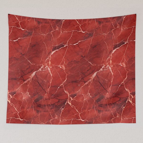 Item preview, Red and Silver Seamless Repeating Marble Tile Pattern designed and sold by PeteRascal.