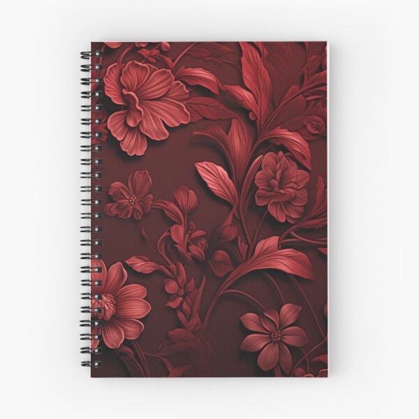Item preview, Dark Red Floral Pattern  designed and sold by zoldi.
