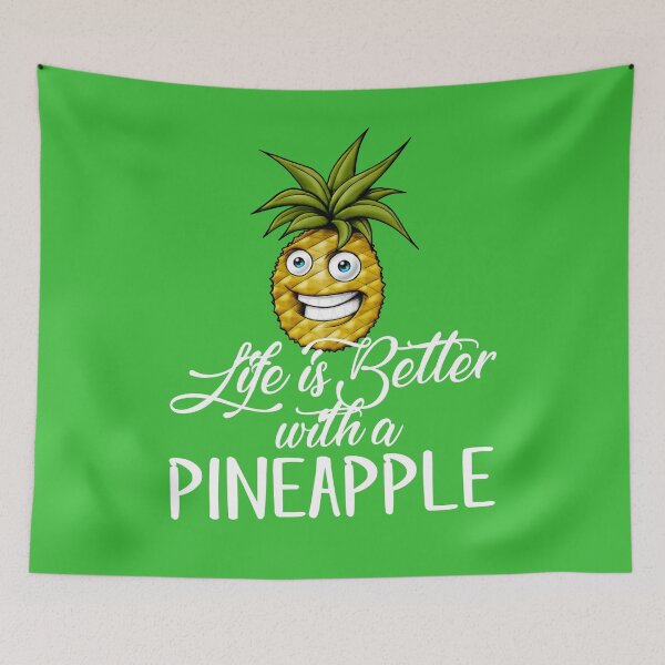 Item preview, Life is better with a pineapple designed and sold by Delpieroo.