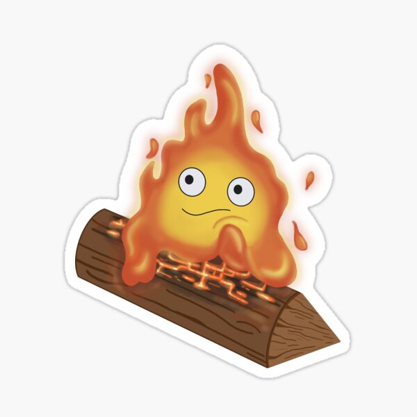 Item preview, Calcifer  designed and sold by Lots of Doodles.