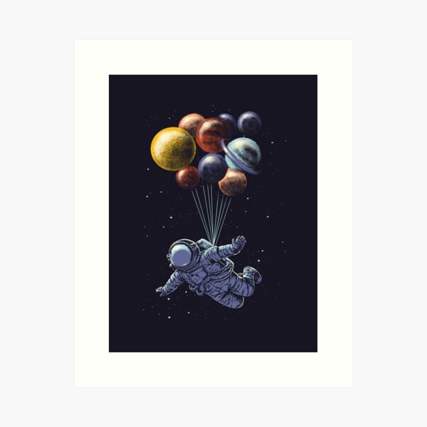Aperçu de l'œuvre Voyage dans l'espace créée et vendue par carbine.