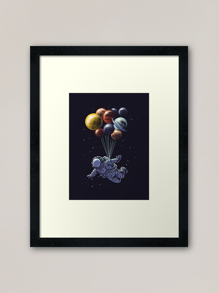 Alternate view of Space Travel Framed Art Print