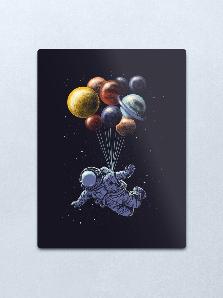 Alternate view of Space Travel Metal Print