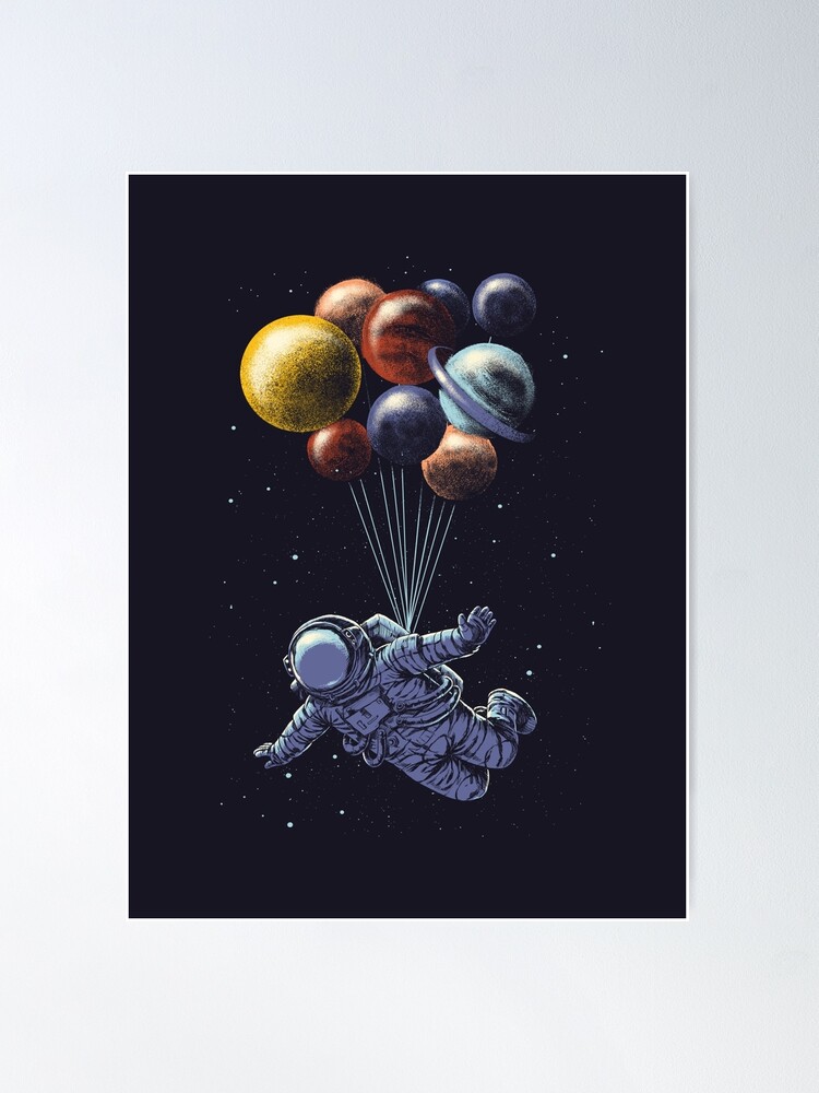 Thumbnail 1 of 3, Poster, Space Travel designed and sold by carbine.