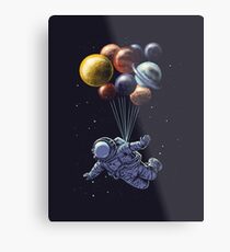 Space Travel Metal Print