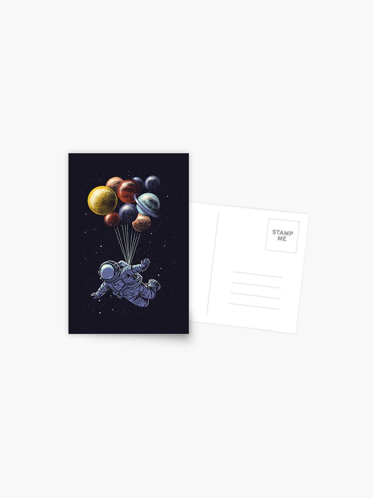 Thumbnail 1 of 2, Postcard, Space Travel designed and sold by carbine.