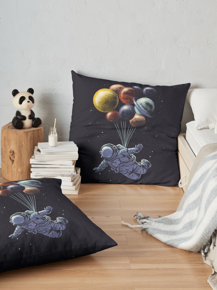 Alternate view of Space Travel Floor Pillow