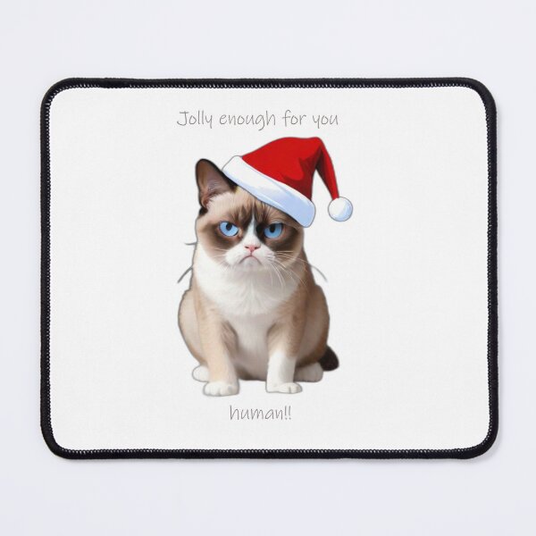 Item preview, Grumpy Cat's Christmas Disdain: Festive Design designed and sold by poddelight.