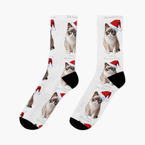 Item preview, Grumpy Cat's Christmas Disdain: Festive Design designed and sold by poddelight.