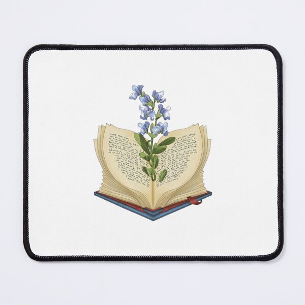 Item preview, Flowers Growing From Book | A beautiful light blue Antirrhinum majus | Little Blue Flowers S designed and sold by CircinusStore.